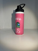 Load image into Gallery viewer, 20 oz Sublimated  Stainless steel water bottle.
