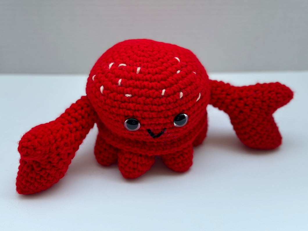 Crabby Crustacean Amigurumi