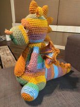 Load image into Gallery viewer, Dragon Crochet Critter
