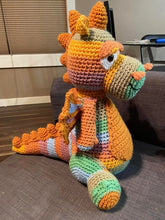 Load image into Gallery viewer, Dragon Crochet Critter
