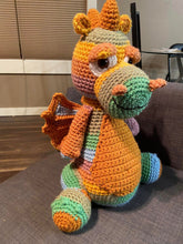 Load image into Gallery viewer, Dragon Crochet Critter
